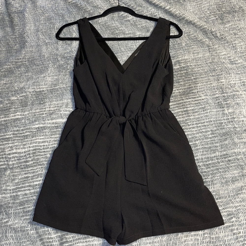 Lily Rose Low V-Neck Romper